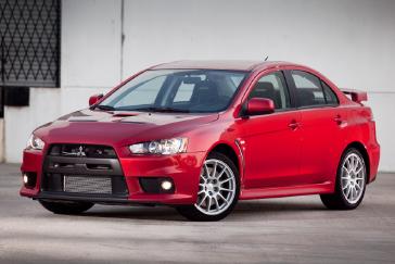 2010 Mitsubishi Lancer Evolution GSR.