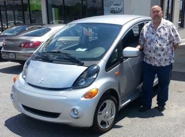 Mitsubishi Motors North America, Inc.'s (MMNA) breakthrough 100% electric-powered Mitsubishi i-MiEV has recently been named the symbolic 100,000th plug-in electric production vehicle sold in America according to the national plug-in electric vehicle advocacy group, Plug In America. Based on "sales data from recent reports," Plug In America determined that Rich Salmon of Grand Bay, Alabama, reached this important EV sales milestone when he purchased a brand-new Mitsubishi i-MiEV on May 16 of this year. Mr. Salmon was awarded a ClipperCreek Level 2 electric vehicle charging station.
