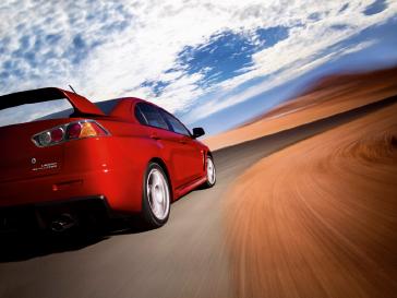 2014 Mitsubishi Lancer Evolution GSR.