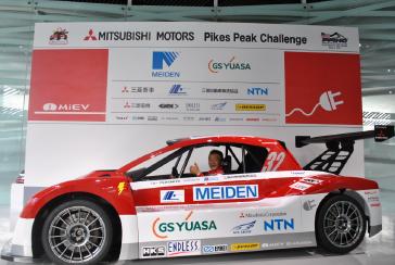 Two-time Paris-Dakar Rally champion Hiroshi Masuoka will pilot an advanced race-spec version of the Mitsubishi i - the i-MiEV Evolution - in the 2012 Pikes Peak International Hill Climb